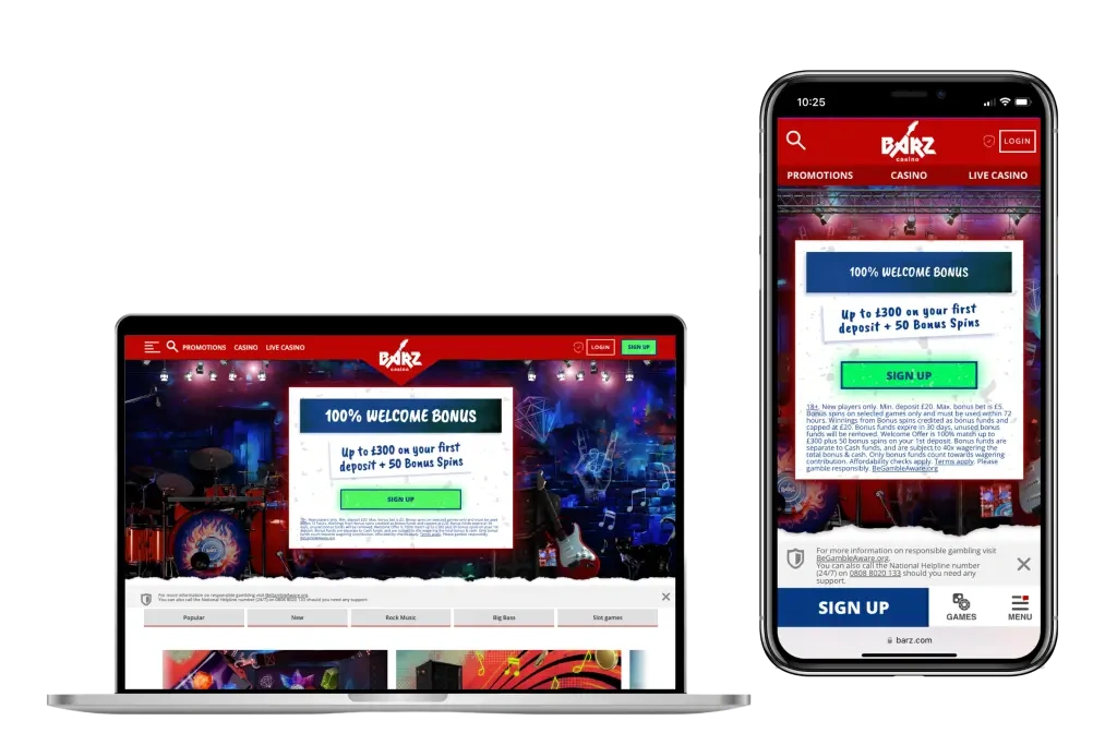 Barz Casino App Screenshot